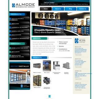 Walk in Coolers, Freezers & Beer Caves - Almcoe Refrigeration Company