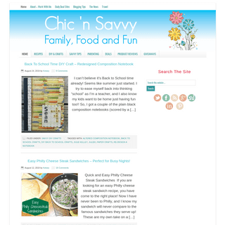 Chicnsavvy Reviews - Mom Blogger, Family, Recipes, Crafts and More
