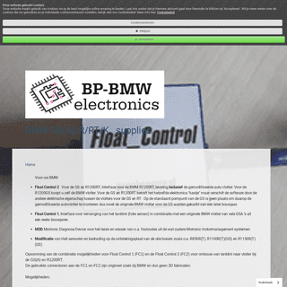 BP BMW bike electronics -  tanklint foil sensor
