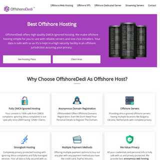 Offshore Hosting | DMCA Ignored Hosting | Offshore Servers 2019