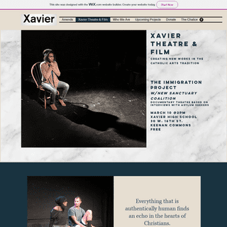 A complete backup of xaviertheatre.org
