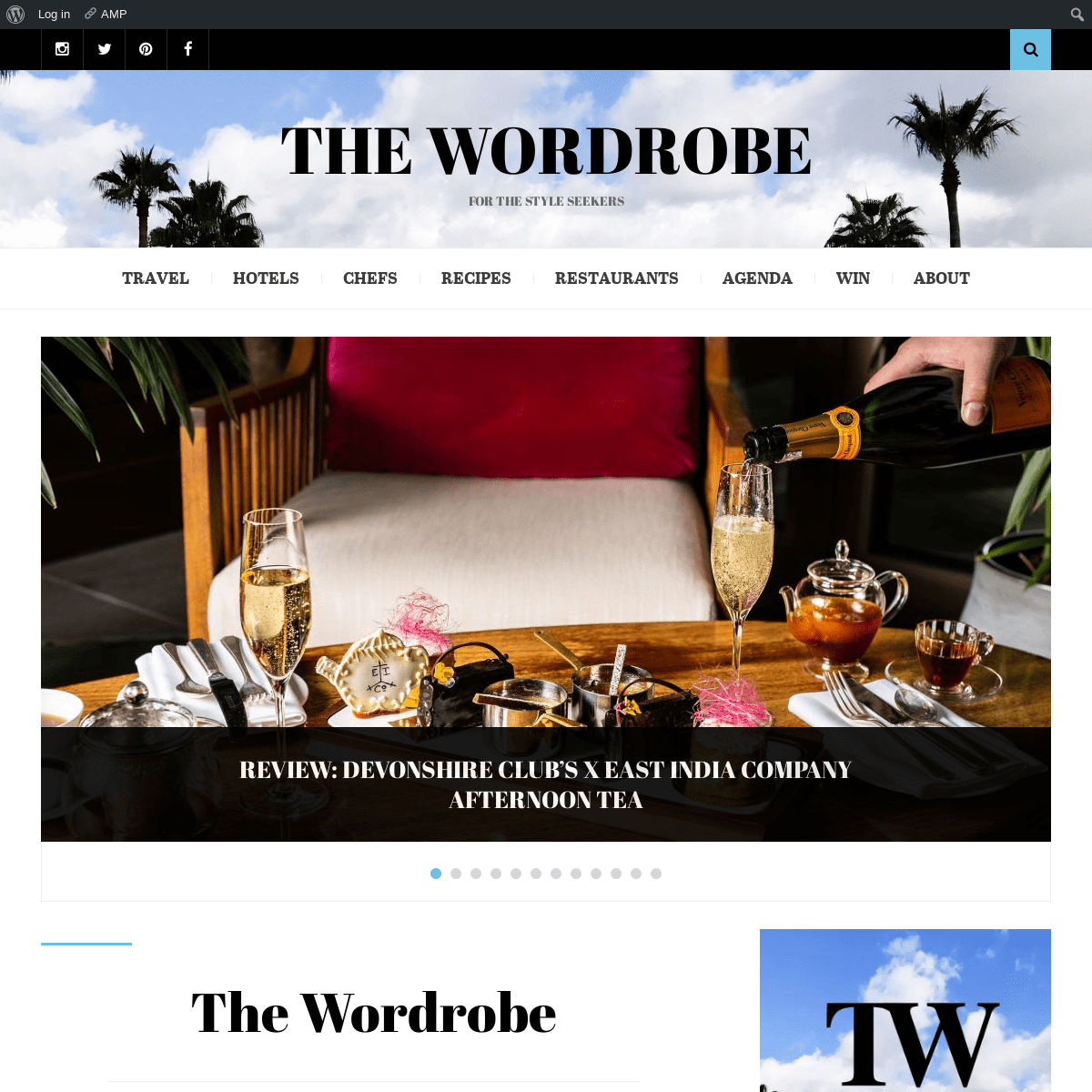 The Wordrobe magazine luxury travel and food - TheWordrobe.com