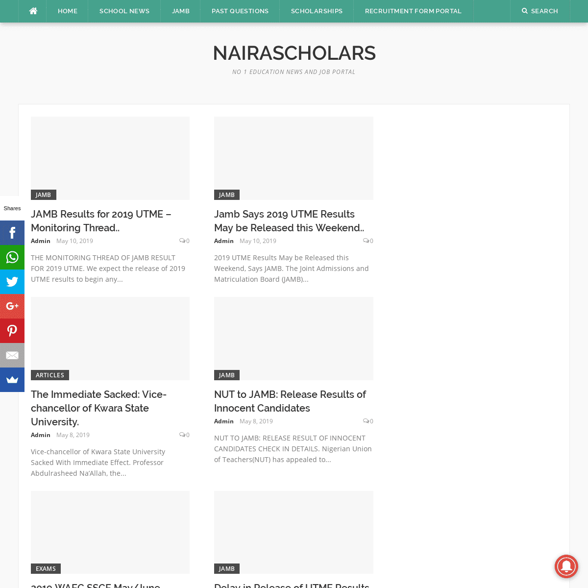 A complete backup of nairascholars.com.ng