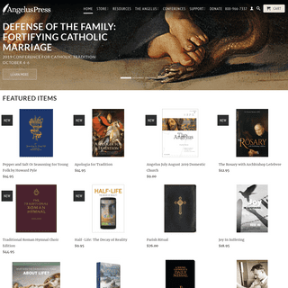 Angelus Press - Traditional Catholic Books, Missals and Supplies