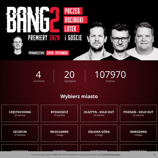 Bang2 | Bang2 – Największe wydarzenie stand-up w Polsce