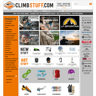 ClimbStuff.com Rock Climbing Gear