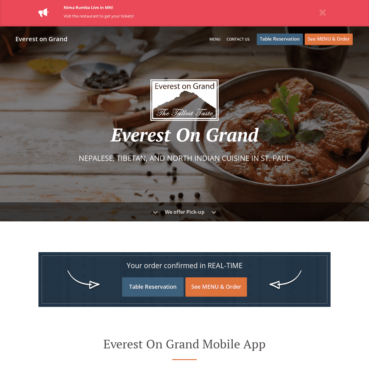 Everest On Grand - Takeaway food - St. Paul - Order online
