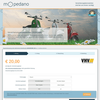 Moped-Mofa-Roller-Kennzeichen online bestellen, Versicherungskennzeichen fÃ¼r unter 23 sowie Ã¼ber 23