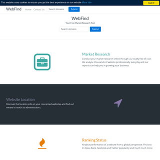 WebFind - Your Free Market Research Tool