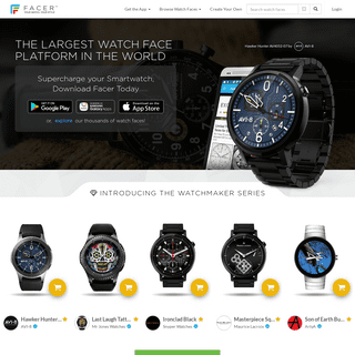 Facer - Thousands of FREE watch faces for Apple Watch, Samsung Gear S3, Huawei Watch, and more