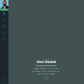 Developer Alen Redek | Full stack OOP focused web developer
