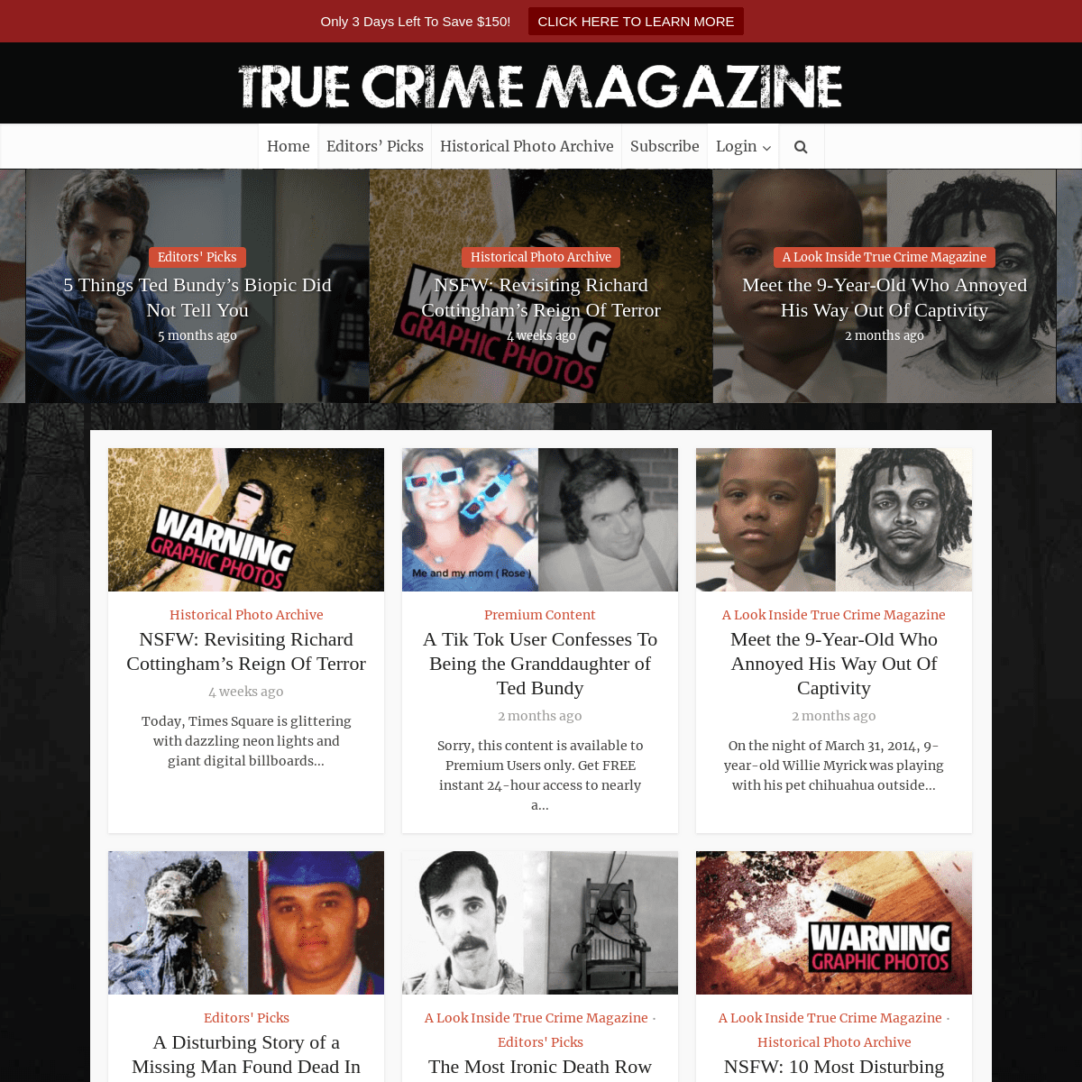 Home | True Crime Magazine