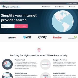 Internet Providers in Your Area - Find ISPs Near You - HighSpeedInternet.com