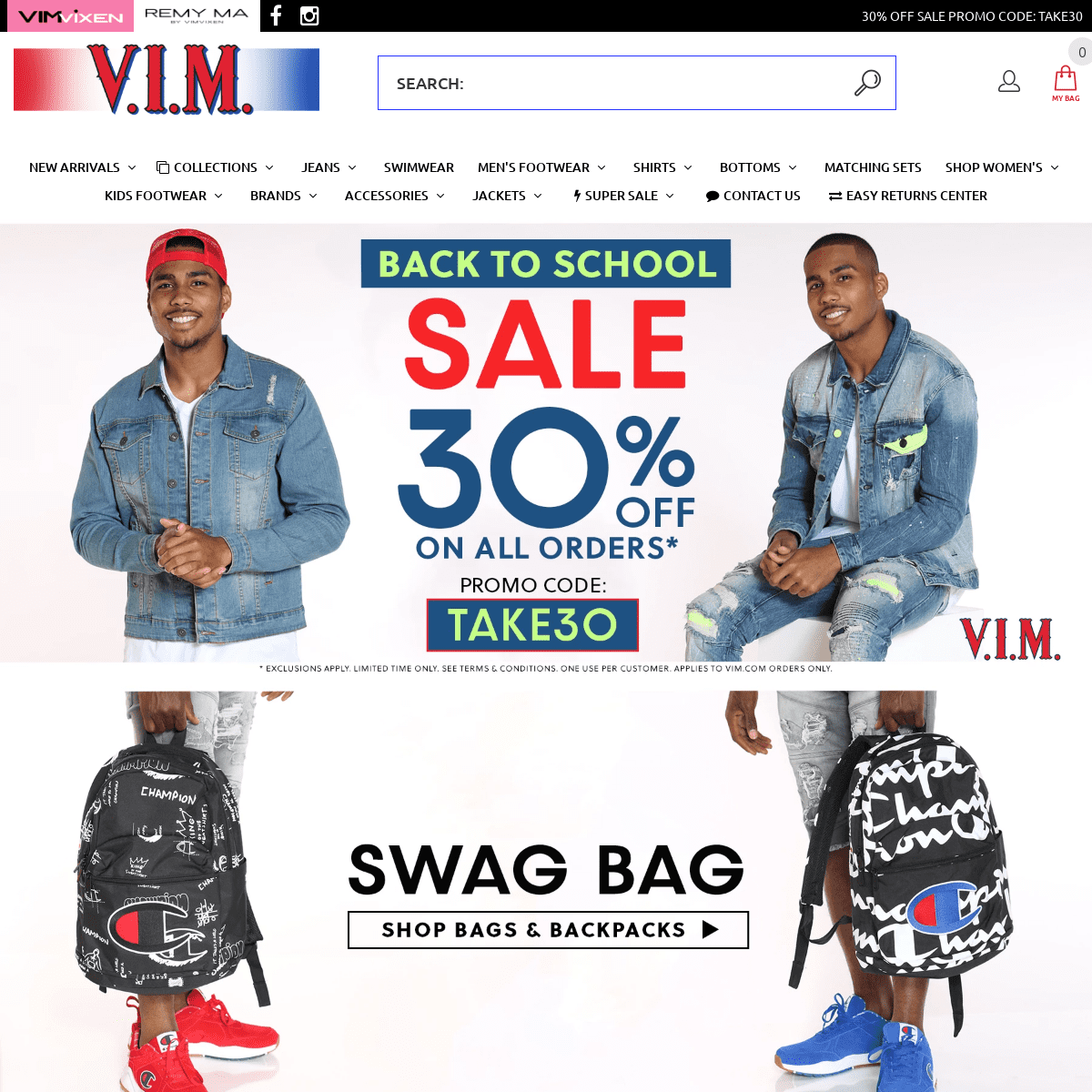 Buy Online from V.I.M. - The Best Jeans and Sneaker Stores in America