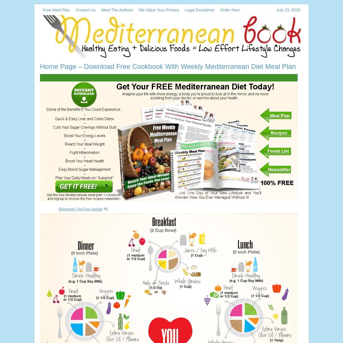 Healthy Eating Blog, Food Charts, Diet Plan, Menu Tips and Recipes — Mediterranean Book