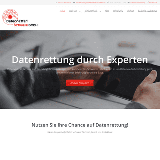 Datenrettung durch Experten - Datenretter Schweiz GmbH