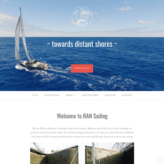 RAN Sailing – towards distant shores