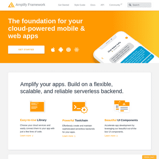 The foundation for your cloud-powered mobile & web apps
