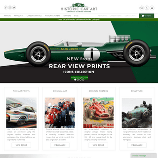 Home To The Best In Automotive Art & Prints | Historic Car Art