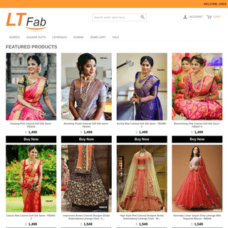 Online Shopping Women Saree, Salwar suit, Lehenga, Gown - LTFAB