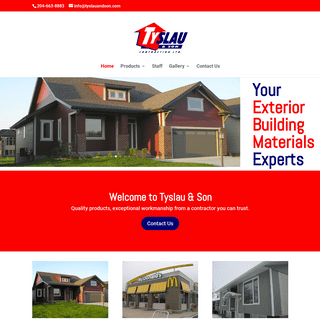 Contracting Winnipeg | Tyslau & Son Contracting Ltd.