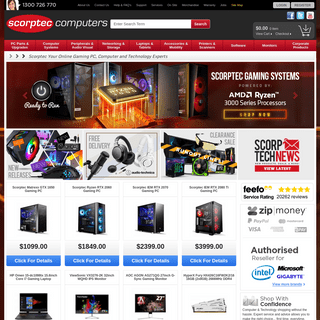 Scorptec Computers | Online Computer Store, Huge Range of the Best Brands, Fast Delivery, Laptops and Gaming