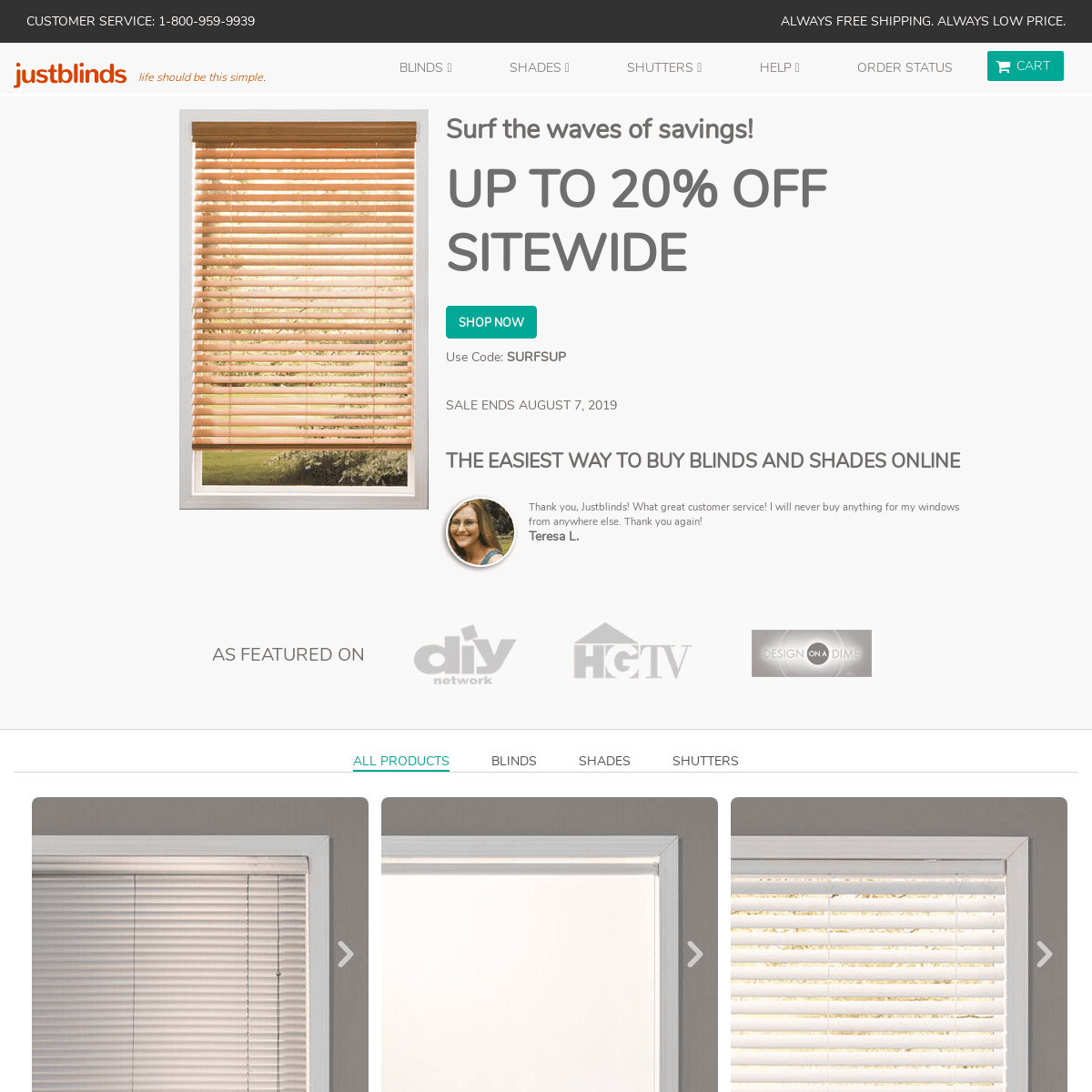 Blinds & Window Shades - Everyday Lowest Prices | justblinds