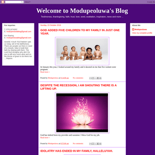 A complete backup of modupeoluwa.blogspot.com