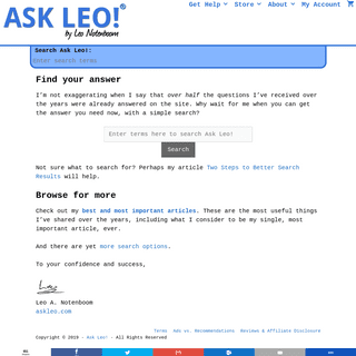 Making Technology Work For Everyone - Ask Leo!
