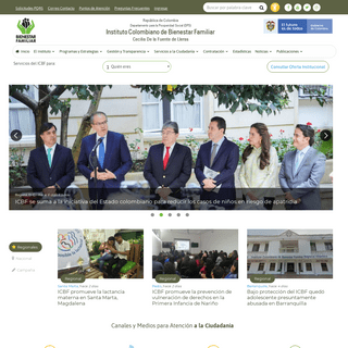 Portal ICBF - Instituto Colombiano de Bienestar Familiar ICBF |