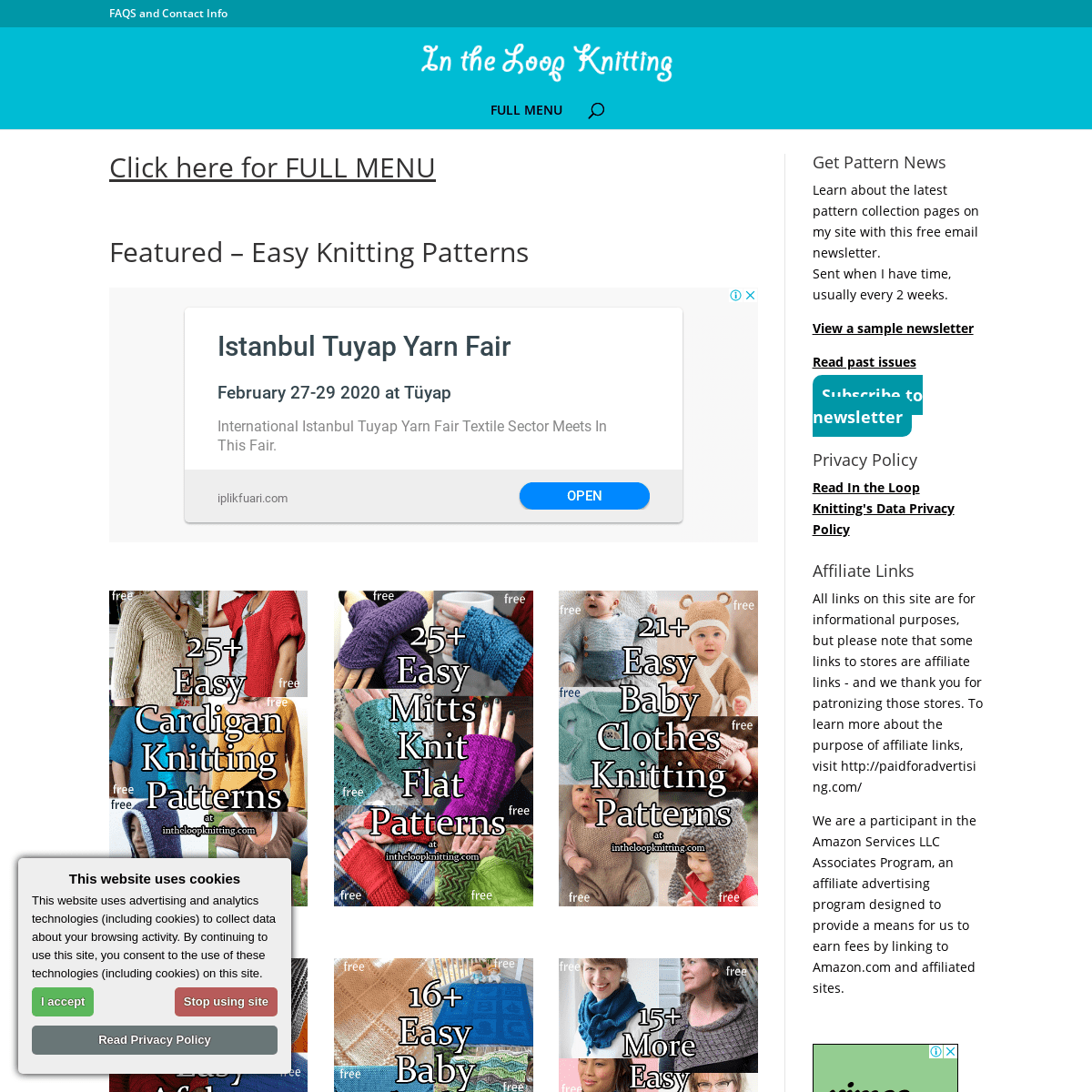 In the Loop Knitting | Free Knitting Patterns