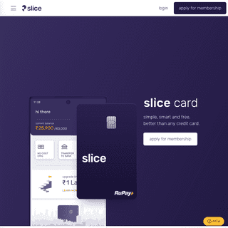 slice - redesign your financial experience