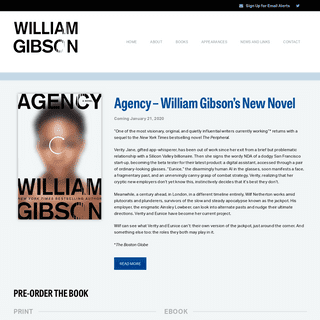 A complete backup of williamgibsonbooks.com