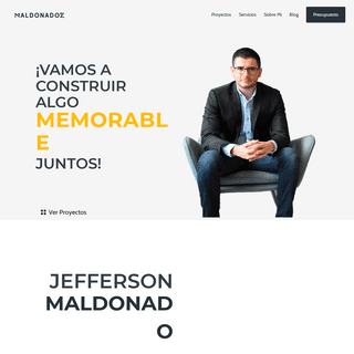 Jefferson Maldonado | Diseñador Web & UX - Consultor en Negocios - Maldonadoz.com