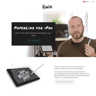 PaperLike Screen Protector: write and draw on your iPad like on paper