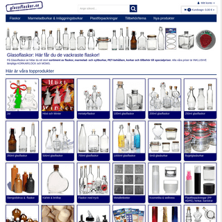 Glasoflaskor.se: Din webbutik erbjudande flaskor, syltburkar och tillbehör. Köp billigt flaskor för privat och kommersiellt bruk