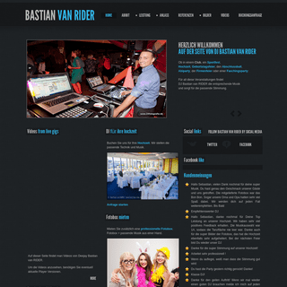 DJ Bastian van RIDER | DJ für: Party - Hochzeit - Geburtstag - Vereinsfest
