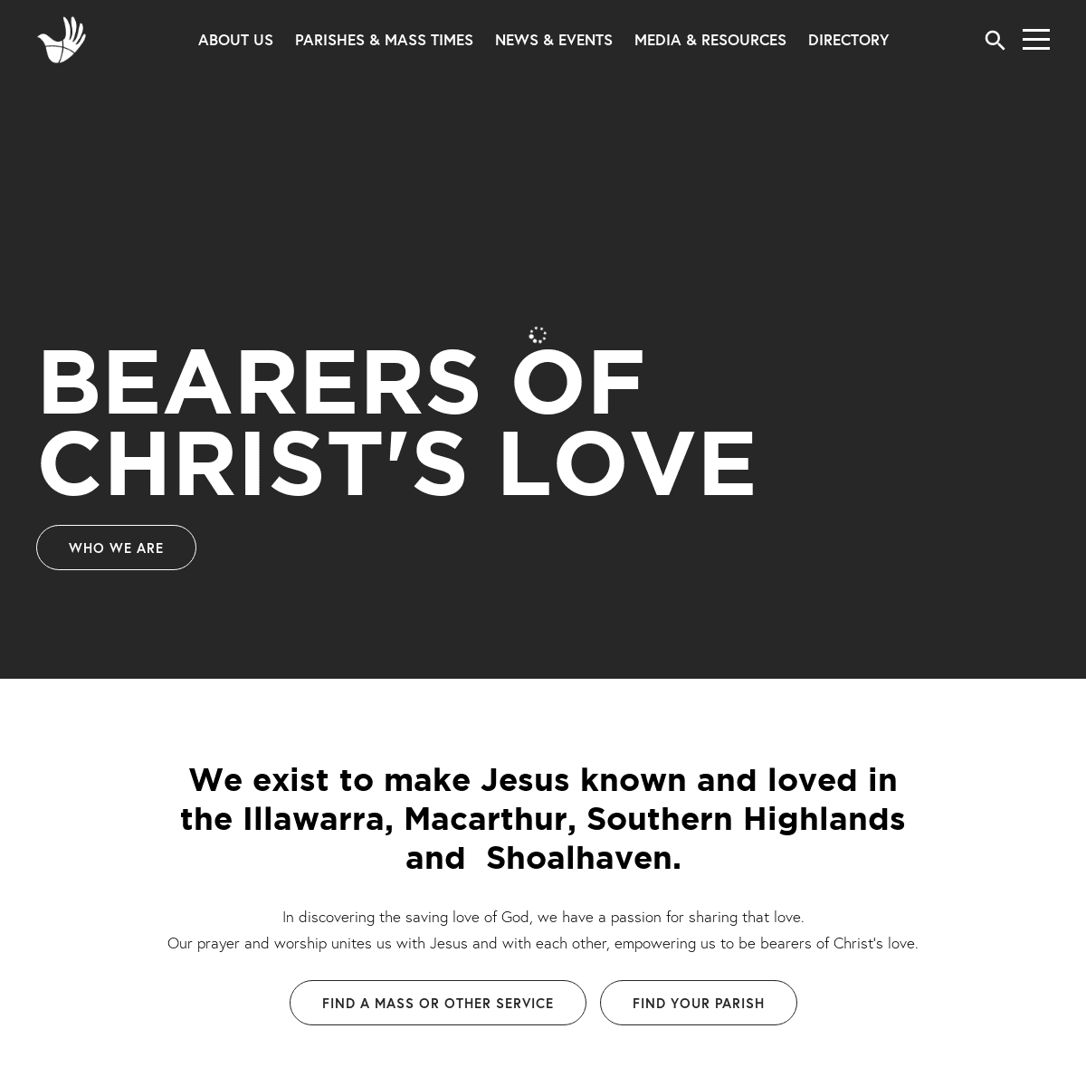Catholic Diocese of Wollongong – Bearers of Christ's love