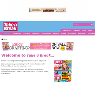 A complete backup of takeabreak.co.uk