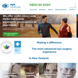 A complete backup of eyeinstitute.co.nz