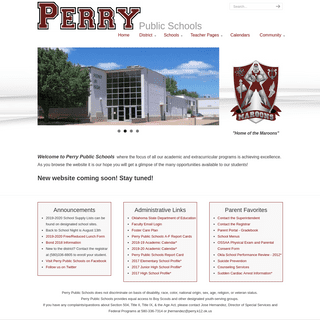 K12 Perry, Oklahoma â€“ Public Schools