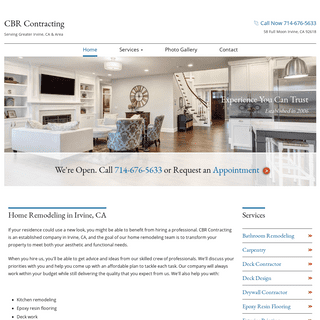 Remodeler | CBR Contracting | Irvine, CA 92618
