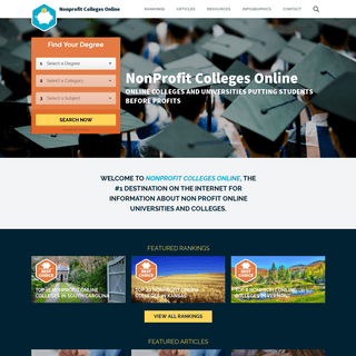 A complete backup of nonprofitcollegesonline.com