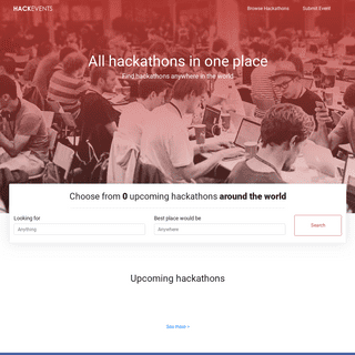 Hackevents - All hackathons in one place