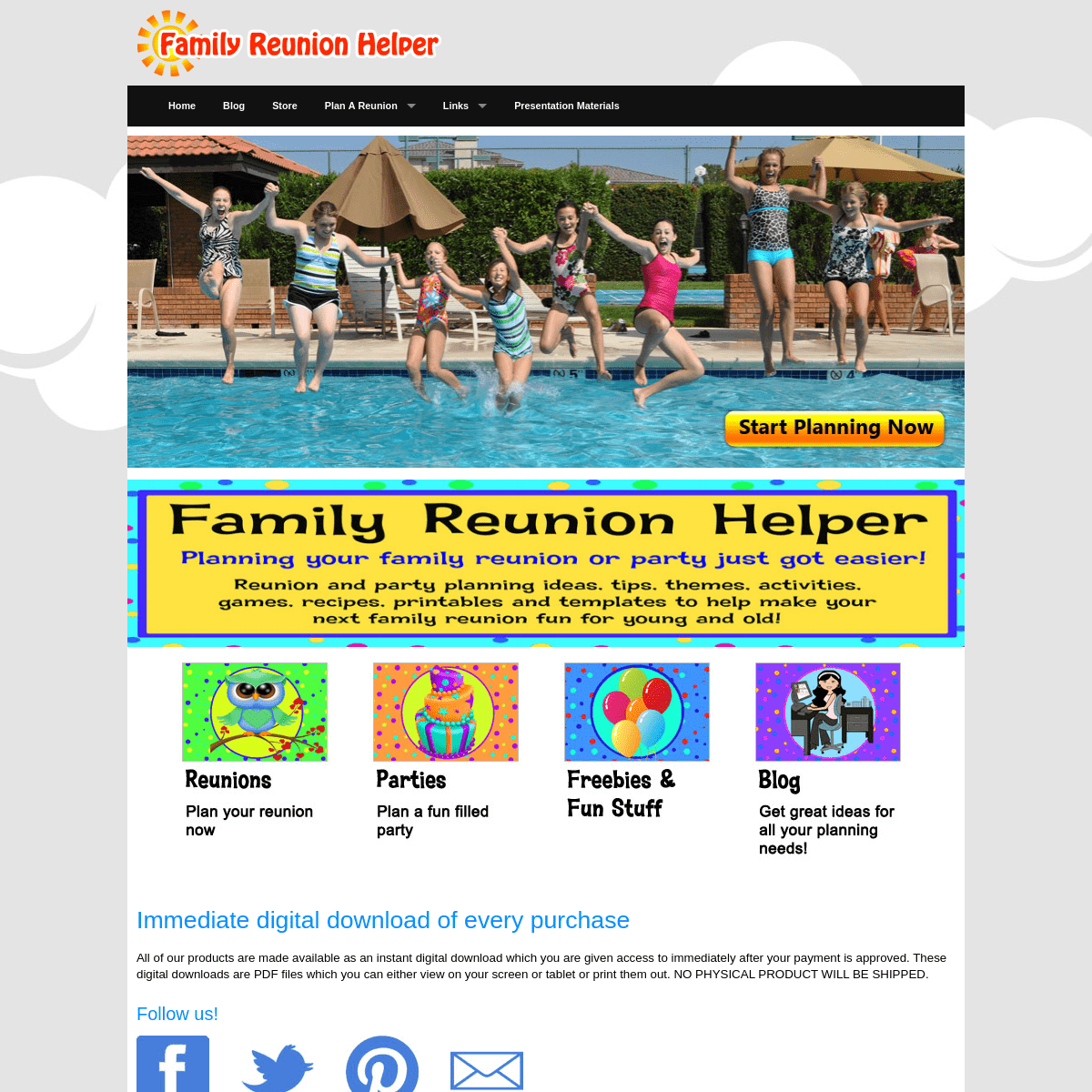 A complete backup of familyreunionhelper.com