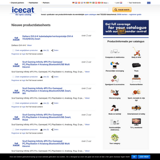 Icecat- gratis productdata voor fabrikanten en retail partners.