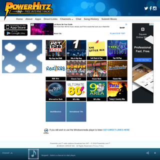 POWERHITZ.COM : POWERHITS POWER HITS | Best Online Radio Stations | Free Internet Radio