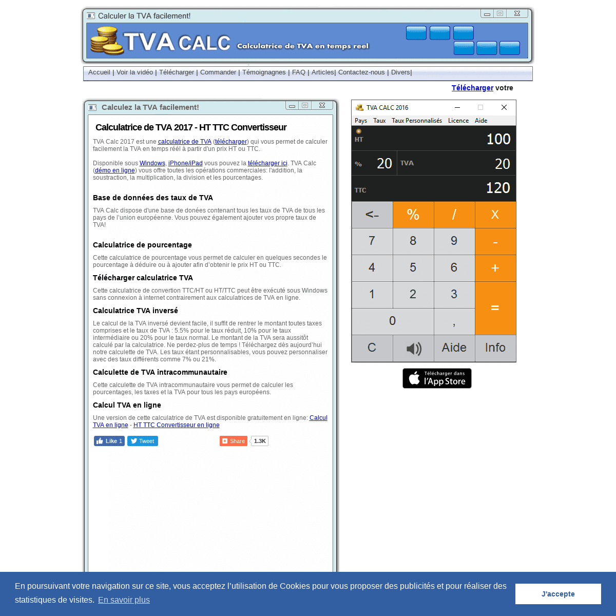 TVA Calc 2019 - Calculatrice TVA - HT TTC Convertisseur