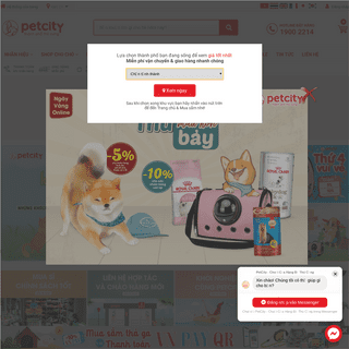 PetCity- Hệ thống cửa hàng đồ cho chó mèo, thú cưng hàng đầu Việt Nam | Pet store