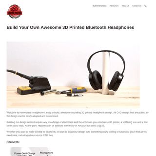 Homebrew Headphones – Open Source 3D Printed Headphone Design